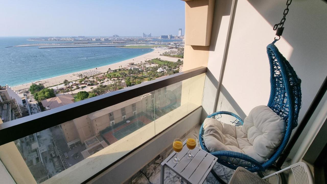 Luxury Sea View Beachfront 3 Bedroom Apt, Jbr Dubai Exterior photo