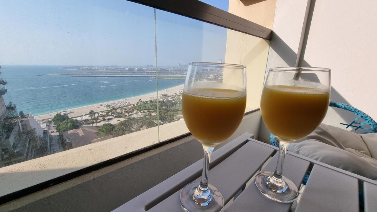 Luxury Sea View Beachfront 3 Bedroom Apt, Jbr Dubai Exterior photo